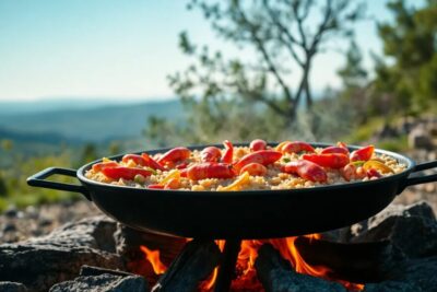 paella con lena que cambia en sabor y textura Paellas en España