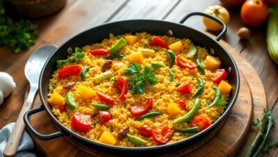 paella de verduras como debe quedar para tener sabor Paellas en España