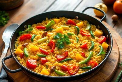 paella de verduras como debe quedar para tener sabor Paellas en España