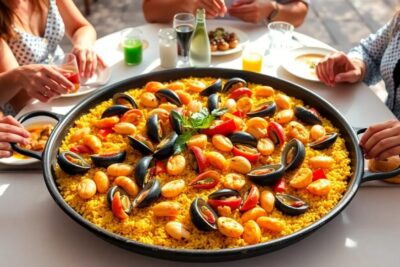 paella valenciana que la hace valenciana de verdad Paellas en España