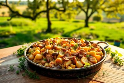 paella de setas cuando es temporada y por que se nota Paellas en España