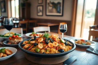 menu del dia con paella cuando sale bien Paellas en España