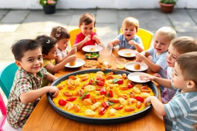 paella para ninos raciones recomendadas Paellas en España