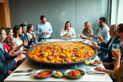 paella para oficina cantidades y horarios Paellas en España