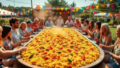 paella para penas y reuniones grandes consejos y recetas Paellas en España