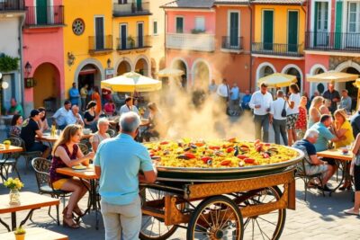 recoger paella en hora punta sin esperas Paellas en España