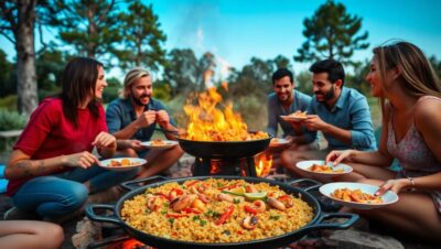 paella para campings opciones sencillas Paellas en España