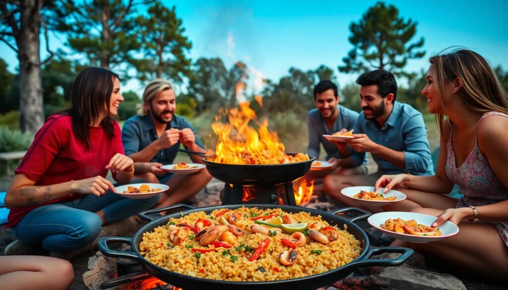 Paella para campings: opciones sencillas Restaurantes paellas todo sobre la paella en España paella para campings opciones sencillas Paellas en España